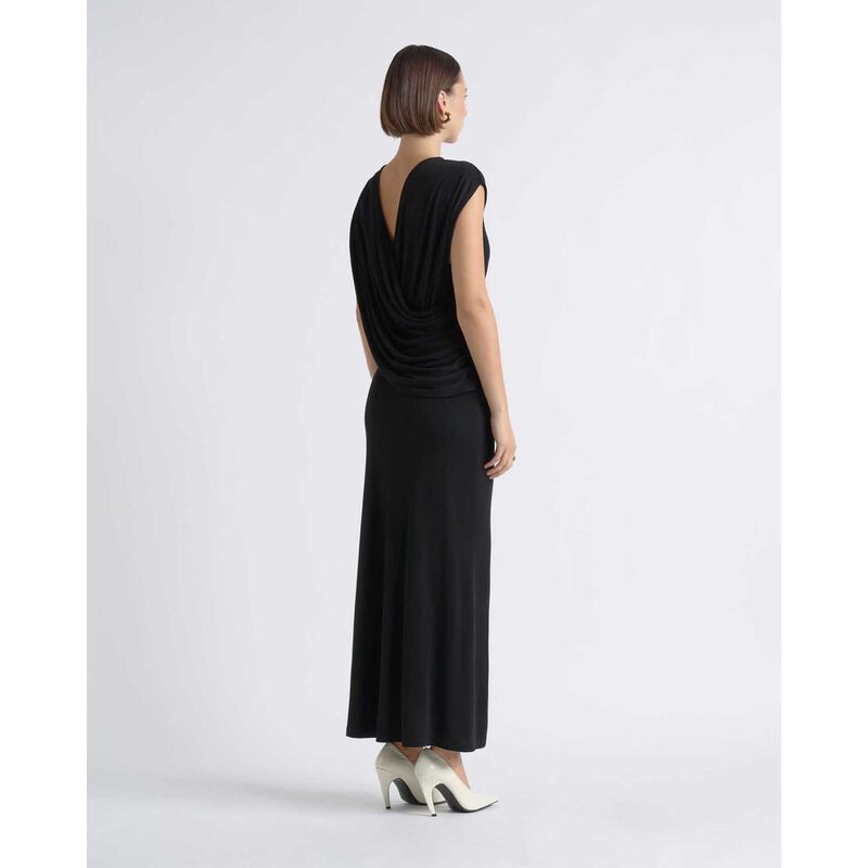 Cue Cowl Back Midi Dress image number 1